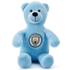 Manchester City FC Official Beanie Bear Teddy MCFC Gift