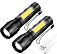 2 Pack LED Rechargeable Zoom