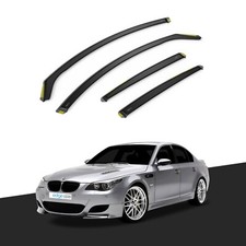 BMW 5 Series E60 2003-2010 4 Door Saloon Wind Deflectors 4pc Tinted