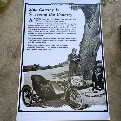 Indian motocycle side - motocycle, car
