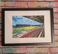 Swindon Town Fc Football Picture The County Ground Pop Art Tribute Print 