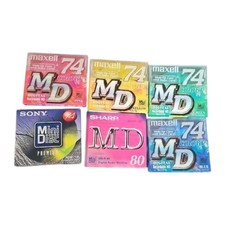 Maxell Sony Sharp MiniDisc