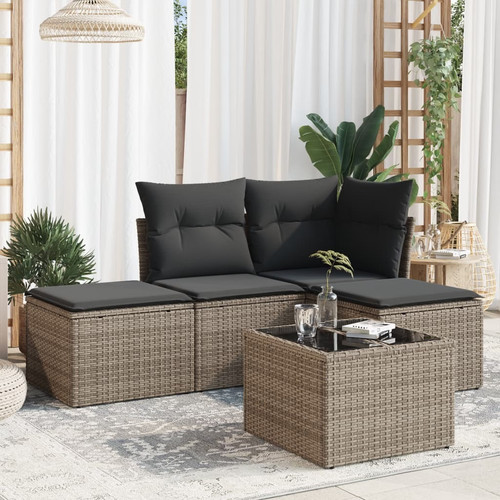 Garden sofa set - garden, grey,
