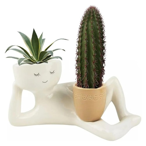 Lazy guy planter resinlazy - lazy,