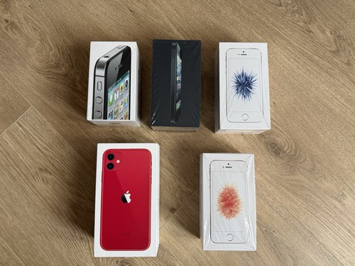 Apple iphone empty boxes - apple,