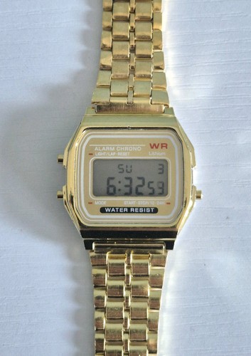 Gold digital led - digital, watch