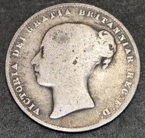 1859 one shilling queen - one,