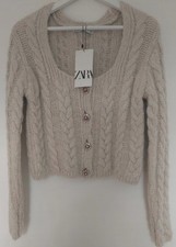 Zara Womens Wool Cardigan NEW