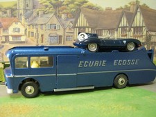 CORGI TOYS 1126 Ecurie Ecosse Racing Transporter model + Brumm Jaguar D-Type