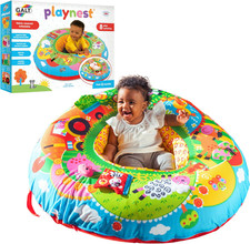 Farm Playnest Baby Inflatable Sit Me Up Ring – Head & Neck Support Seat Toy