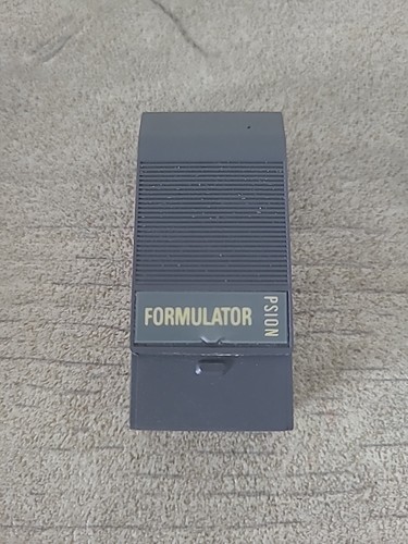 Psion organiser formulator - psion, 2