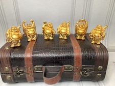 Laughing buddha figurines set - laughing,