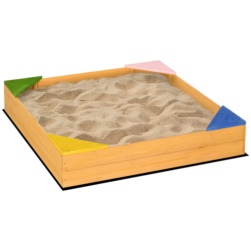 Kids wooden sand pit - kids, sandbox