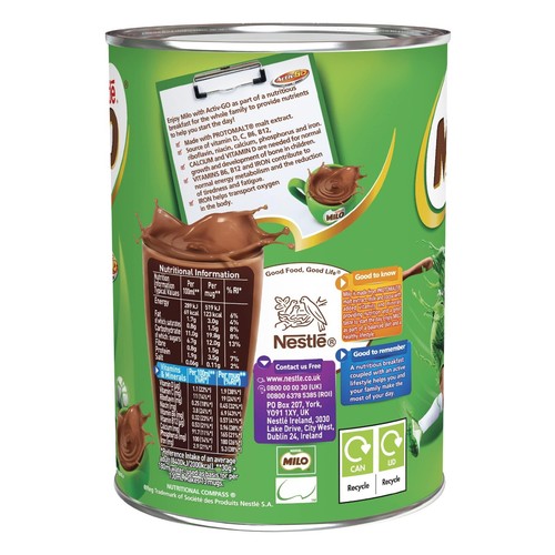 Milo instant malt chocolate - milo,