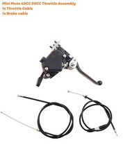 Mini Moto Quad ATV Throttle Brake cable SET 49cc 50cc