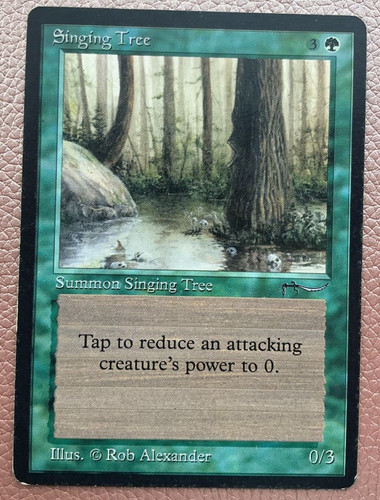 Singing tree mtg magic - singing,