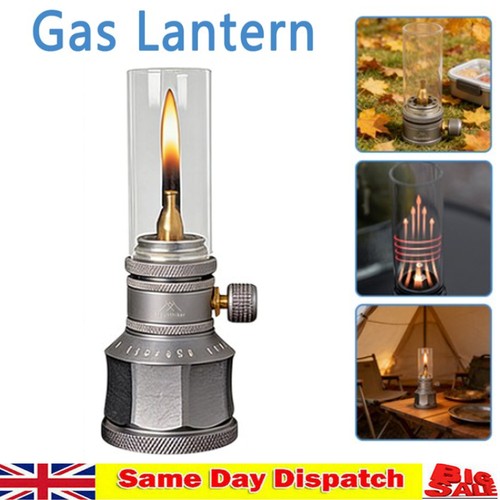 Gas lantern lamp tank - lamp, w/tank