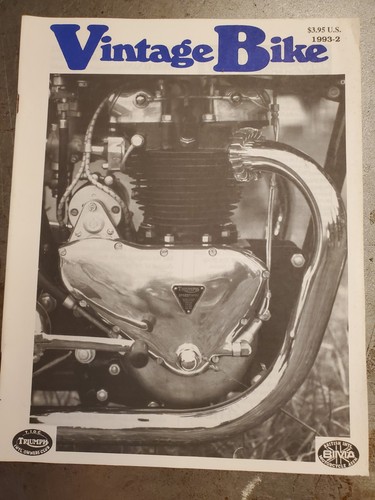 Vintage bike magazine triumph - vintage,