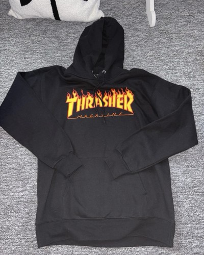Thrasher flame logo - thrasher, hoodie