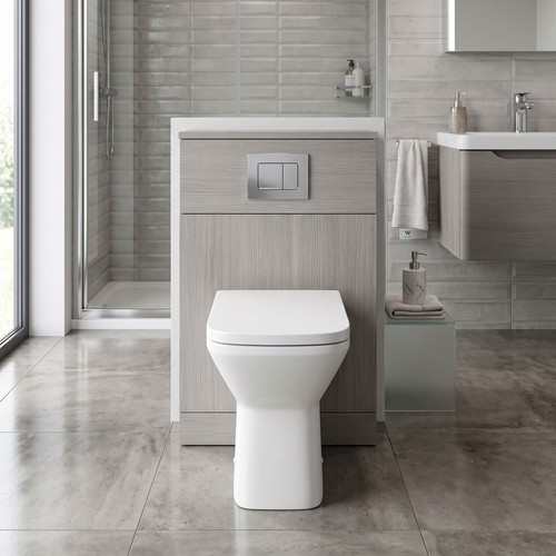 Juniper back wall - back, toilet