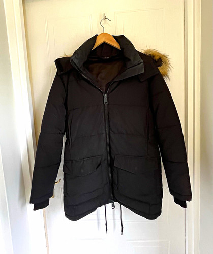 Topshop black puffer parka - topshop,