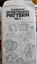 Family Circle Moneymaker Pattern No. 1 Bag Cushion Waistcoat Elephant Cut