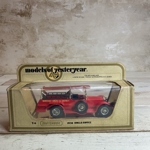 Matchbox 1920 rolls - matchbox,