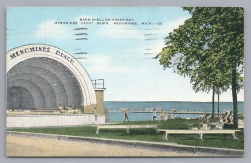 Vintage michigan postcard - michigan,