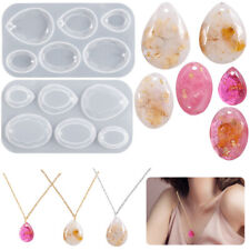 Crystal Silicone Mold Epoxy Resin Casting DIY Earrings Jewelry Pendant Craft Art