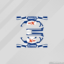 IAME X30 STYLE HEAD STICKER