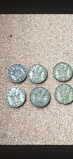 6 Three Pence Uk Coins 1941