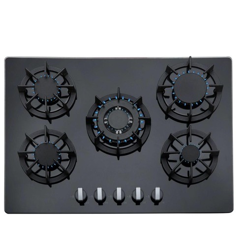 Sia 70cm black burner gas - 70cm,