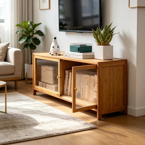Modern bamboo stand - bamboo,