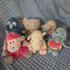 Me To You My Blue Nose Friends Collection 6x Plush Miniature Pink Blue Grey 