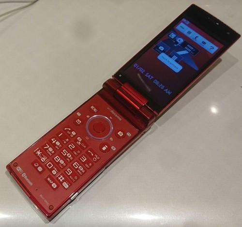 Docomo 01c red - sh-01c,