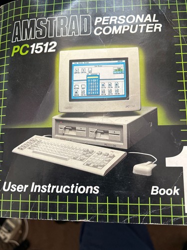 Vintage amstrad pc1512 - vintage,