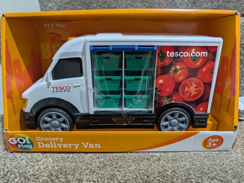 Tesco toy delivery van - delivery,