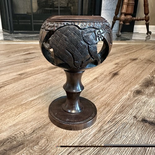 Vtg hand carved wood - vtg,