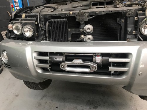 Winch mounting plate - winch,