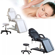 Hydraulically Reclining Massage Table Bed Salon Spa Beauty Table Nail Tattoo UK