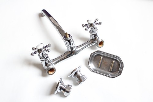 Vintage faucet kitchen sink - kitchen, |