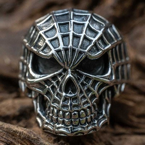 Spider man skull ring 925 - man, .925