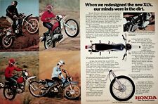 1976 Honda XL350 XL250 XL175 XL125 - 2-Page Vintage Motorcycle Ad