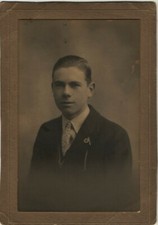c1920s Cabinet Card-of Jack Green,159 Whitehorse Lane,Croydon (Wykeham Studios,L