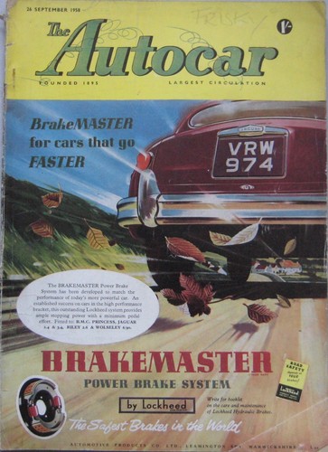 Autocar magazine september - autocar,