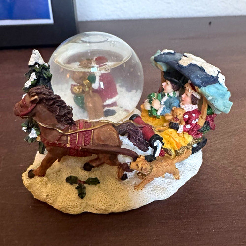 Horse drawn sleigh christmas - horse,