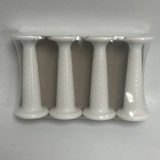Set of 12 White 3 1/2 inch wedding cake pillars￼