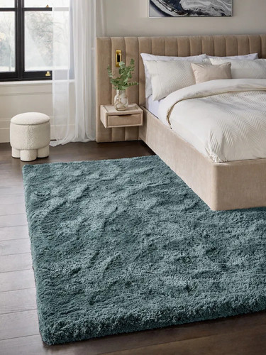 Next teal blue super softy - teal, rug
