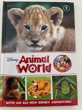 DISNEY ANIMAL WORLD CHILDRENS BOOKS With an adventure, animal info & story