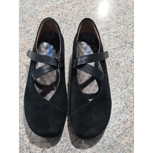 Wolky women black suede - black,